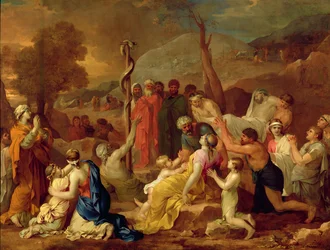 Moses und die eherne Schlange, ca. 1653-54